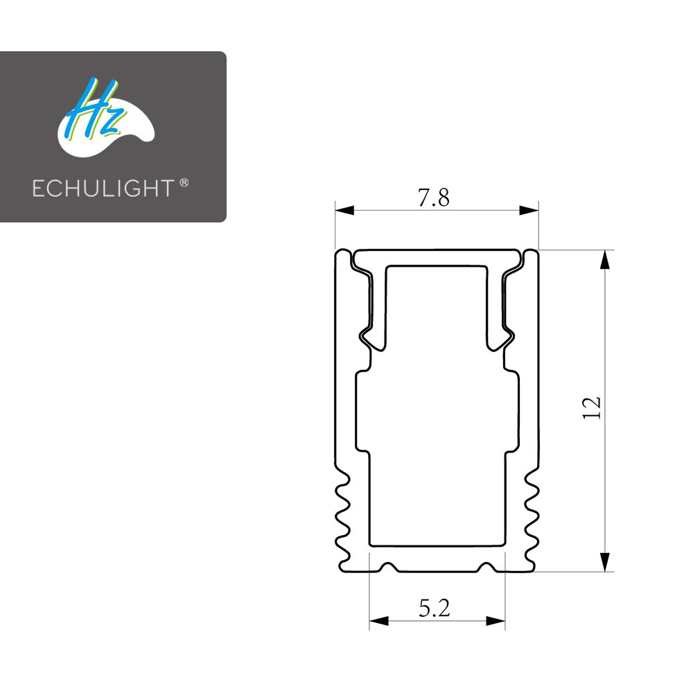 High quality pc cover silver color led linear light aluminum profile for sale LS0812 